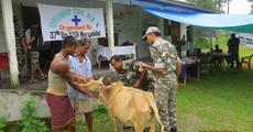 Civic action programme at  Indo-Bhutan border area