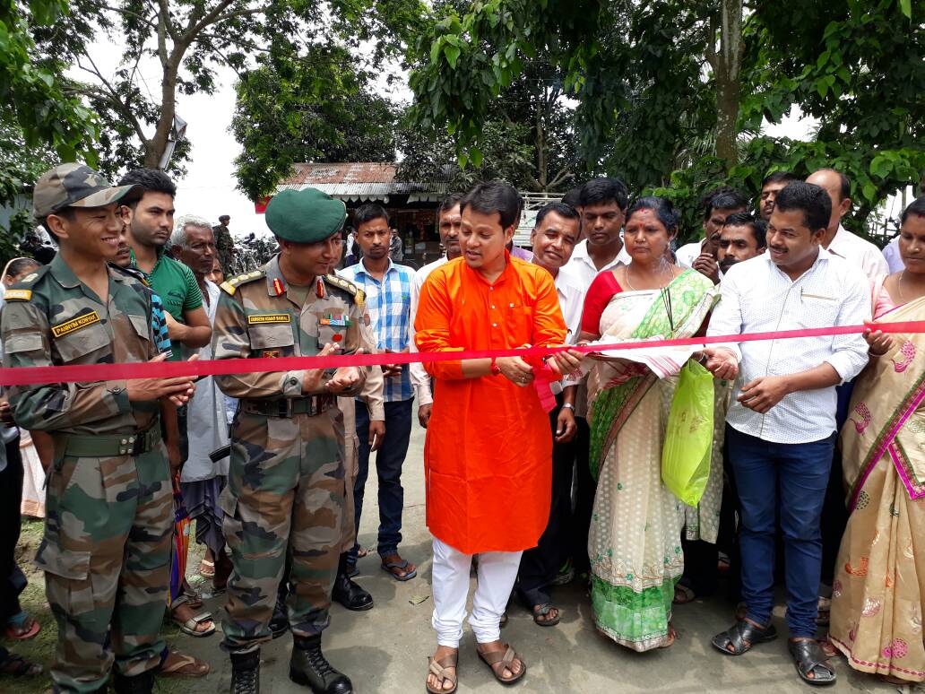 Army organized medical camp at Bar Chuburi in Darrang