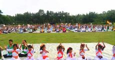 International Yoga Day observed at Bhergaon