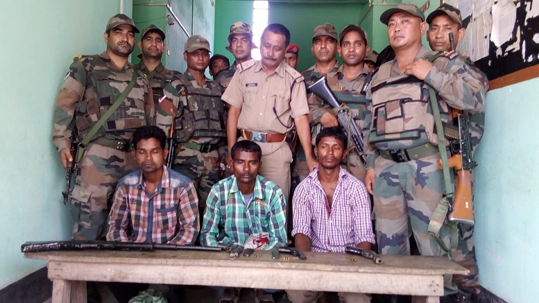 Three AANLA cadres apprehended in Udalguri