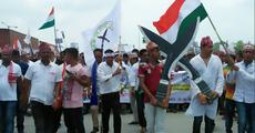 ABSU,AAGSU staged rally seeking Bodoland, Gorkhaland