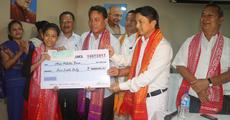 Nikita Boro felicitated