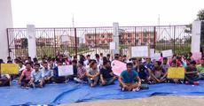 Bodoland varsity students'  protest continues
