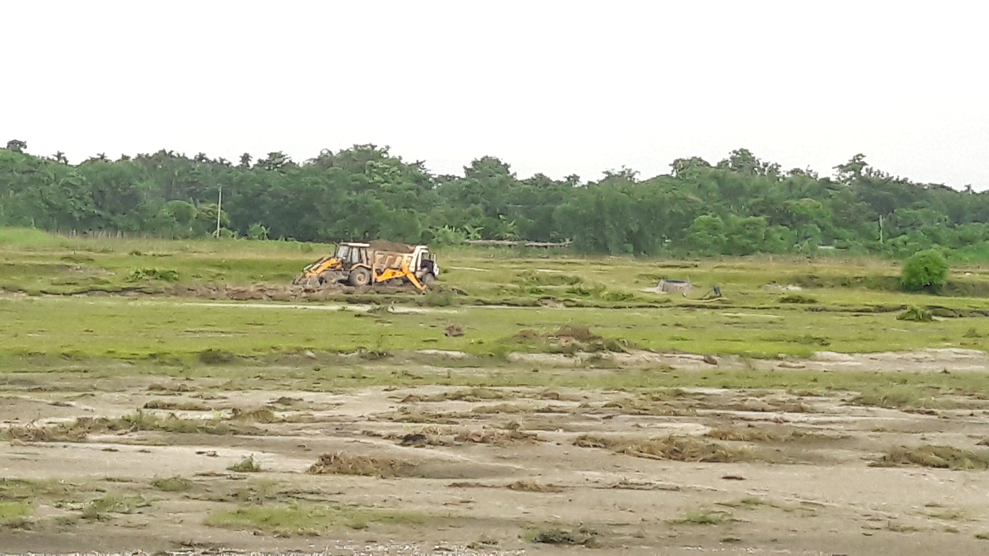 Rampant sand mining in Paschim Nalbari 