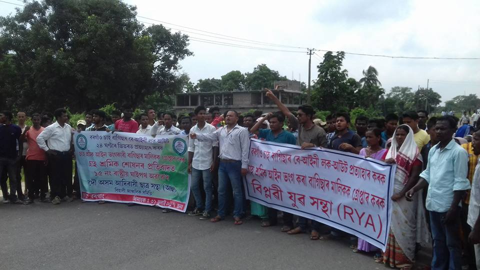 Tea garden lock out triggers protest