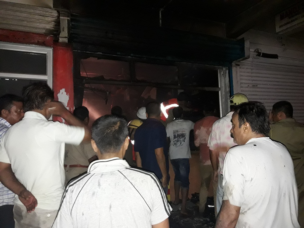  Fire in Gurudwara Complex Shop in Namrup