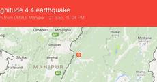 Tremor shakes Manipur again