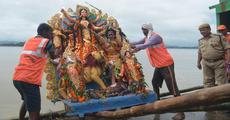 Idols immersed, Durga puja festivity ends