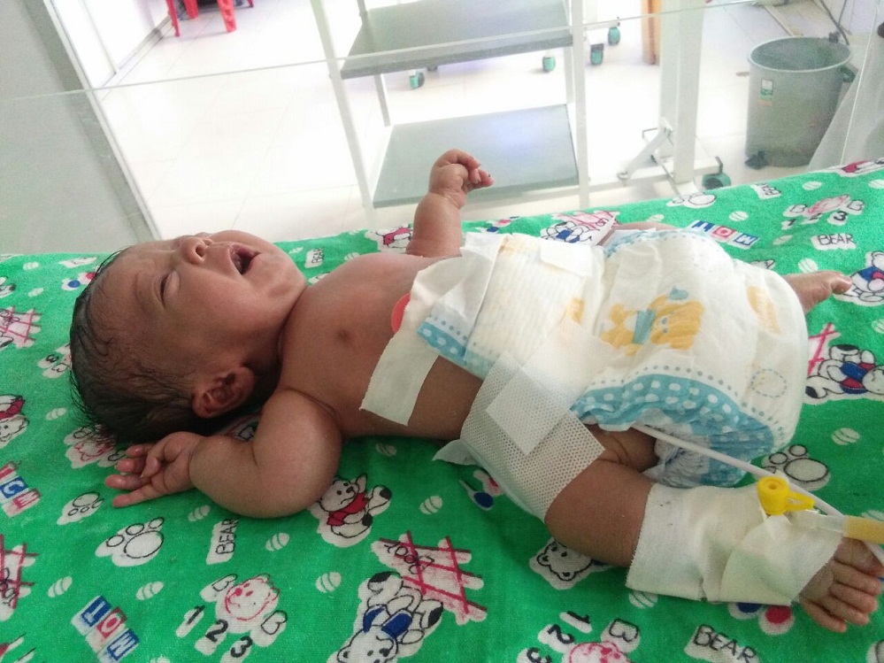 Newborn found abandoned 