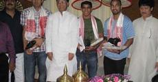 Beijing Olympic famed boxers feted by CM