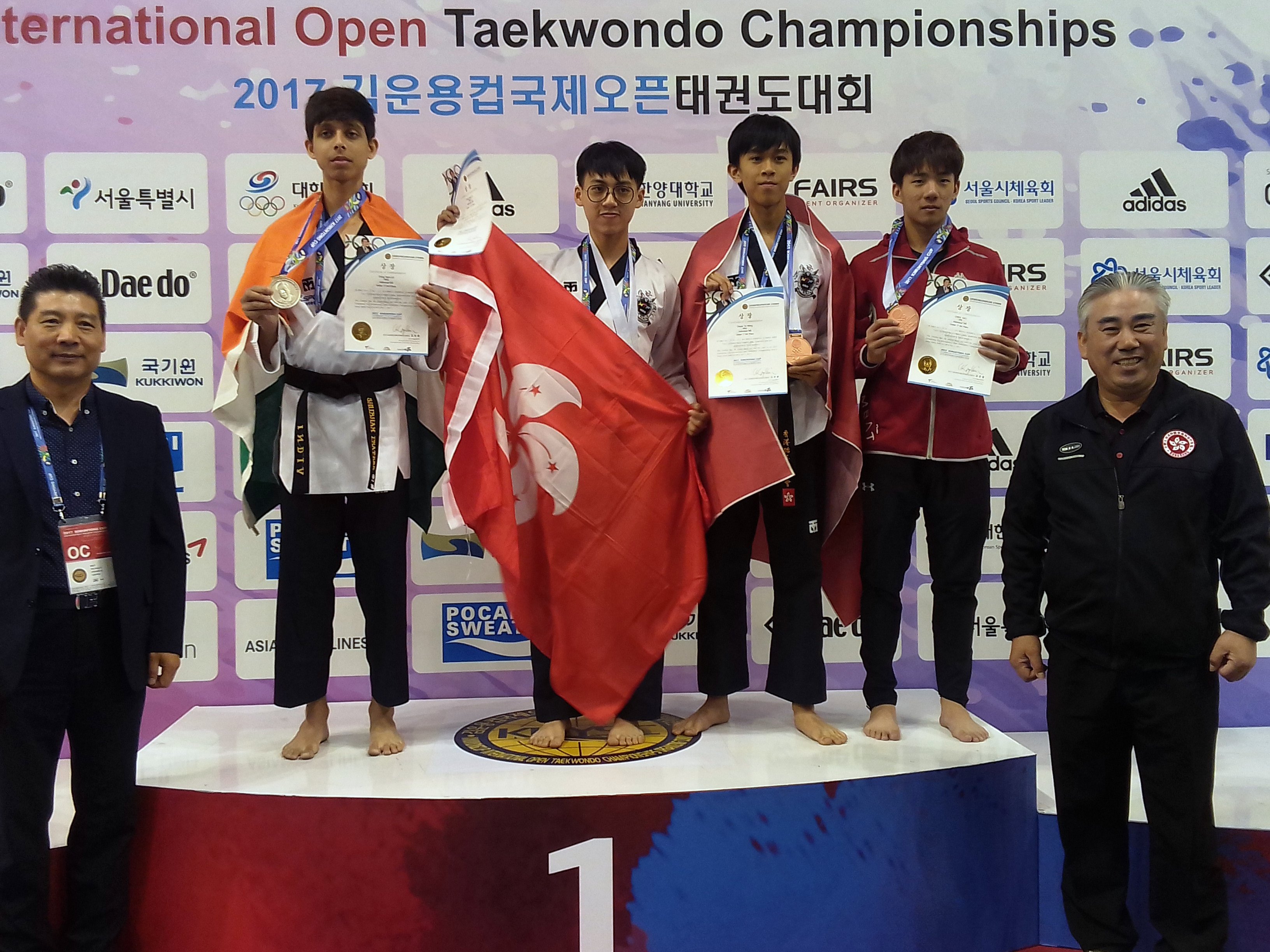   Assam shining in Taekwondo  
