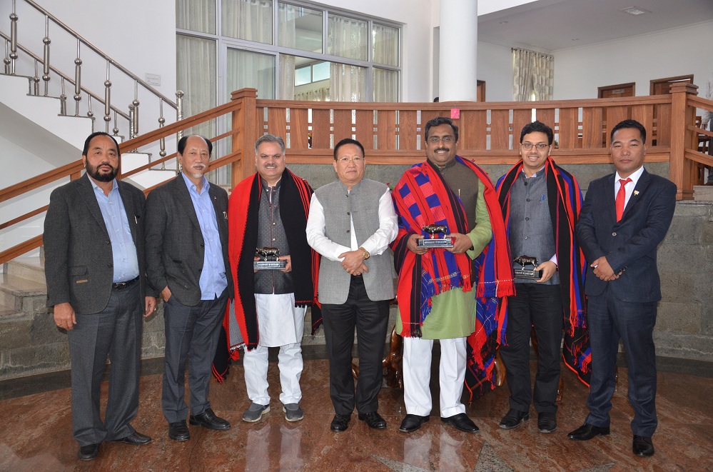 Zeliang meets central BJP leader