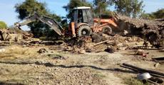 Illegal settlers evicted in Ledo hamlet