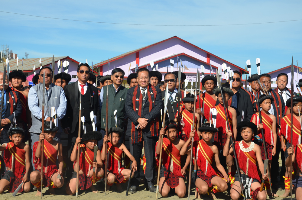 Festivity in Nagaland township