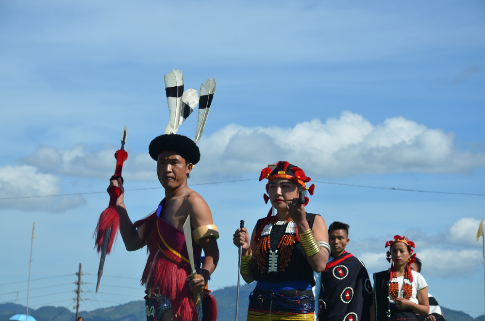 Festivity in Nagaland township