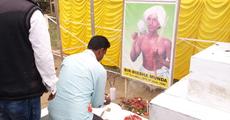 Homage to Birsha Munda in Kokrajhar