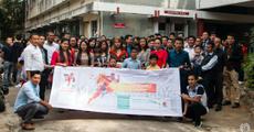 Tangkhuls in Bangaluru show solidarity to Tangkhul Naga Football Centenary, 2017