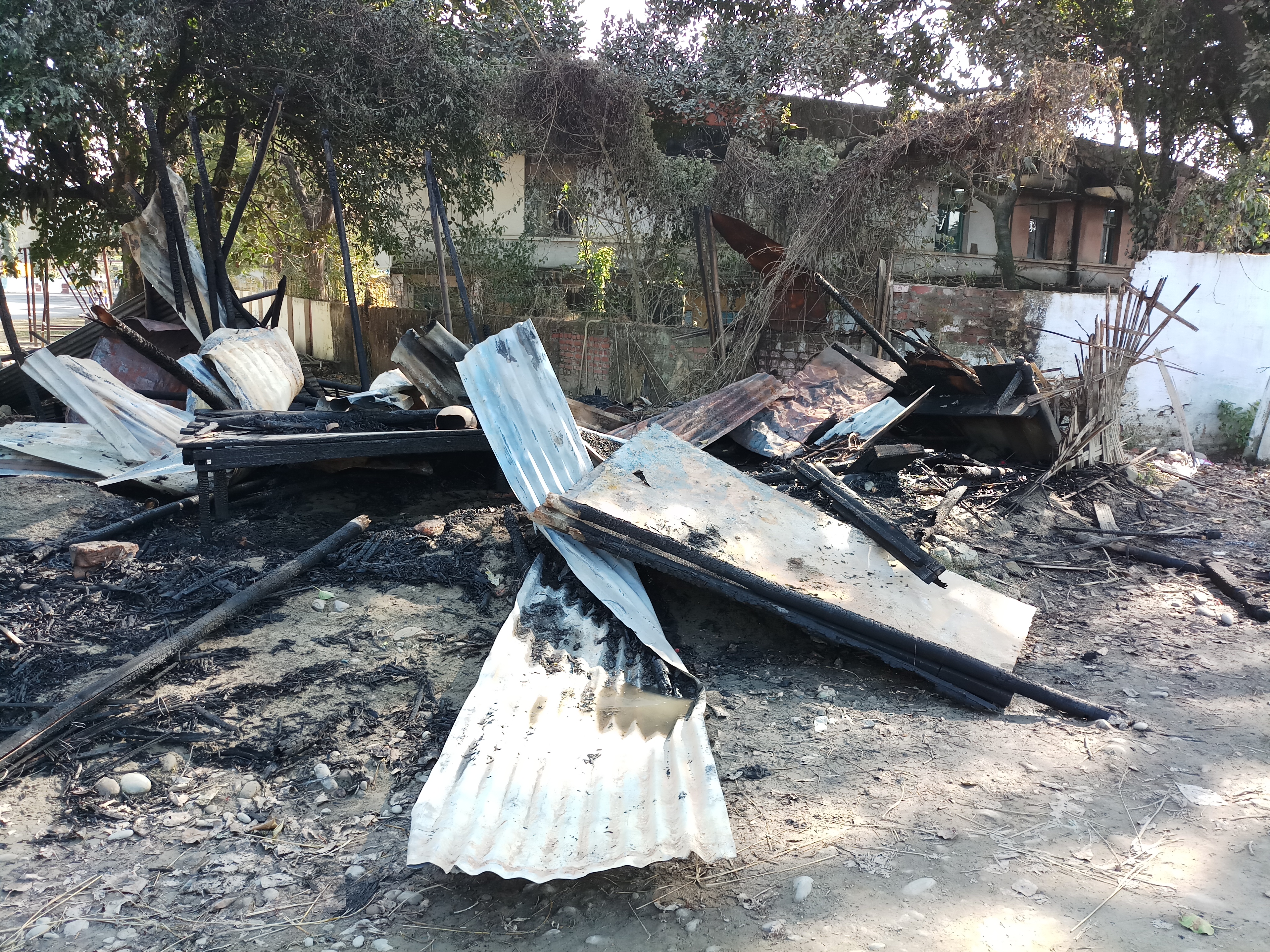 Ravaging fire in Namrup