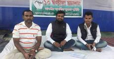 Hunger strike for road revival 