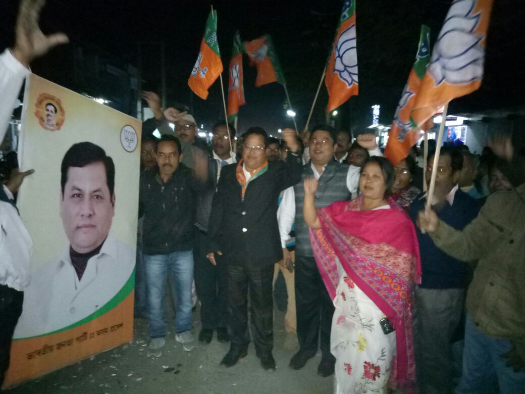 Namrup BJP shares joy of Gujarat poll victory