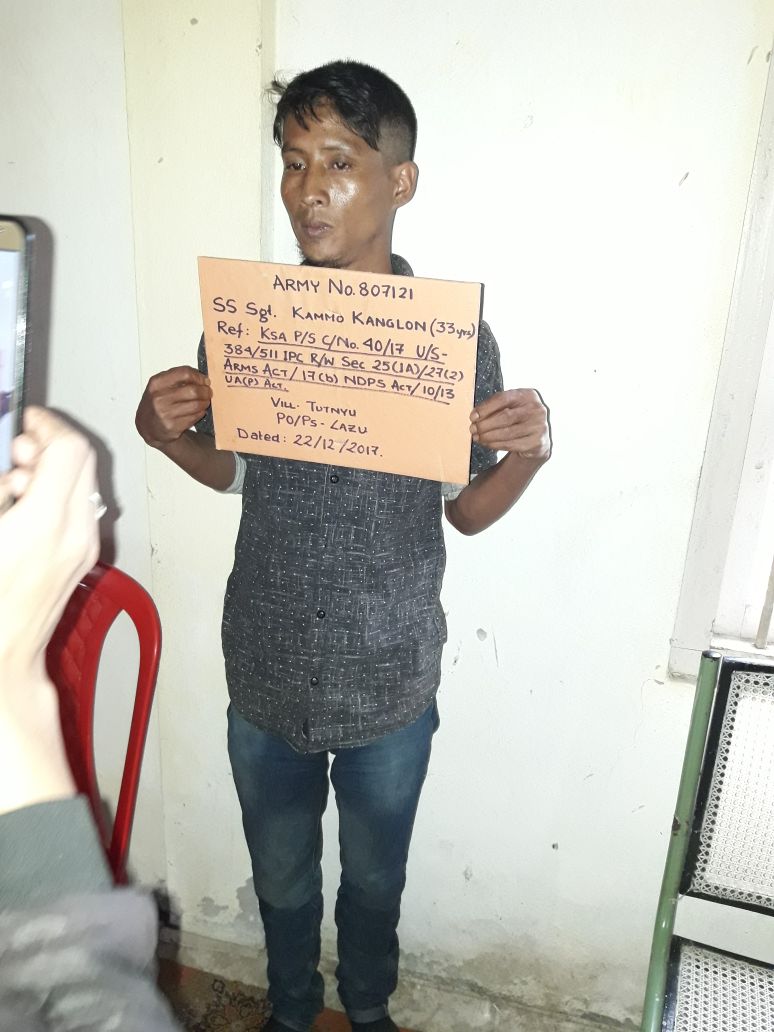 Naga rebel held in Khonsa