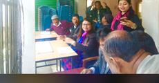 Long queue in front of NRC centres