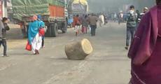 Curfew in Dhola, police officer suspended