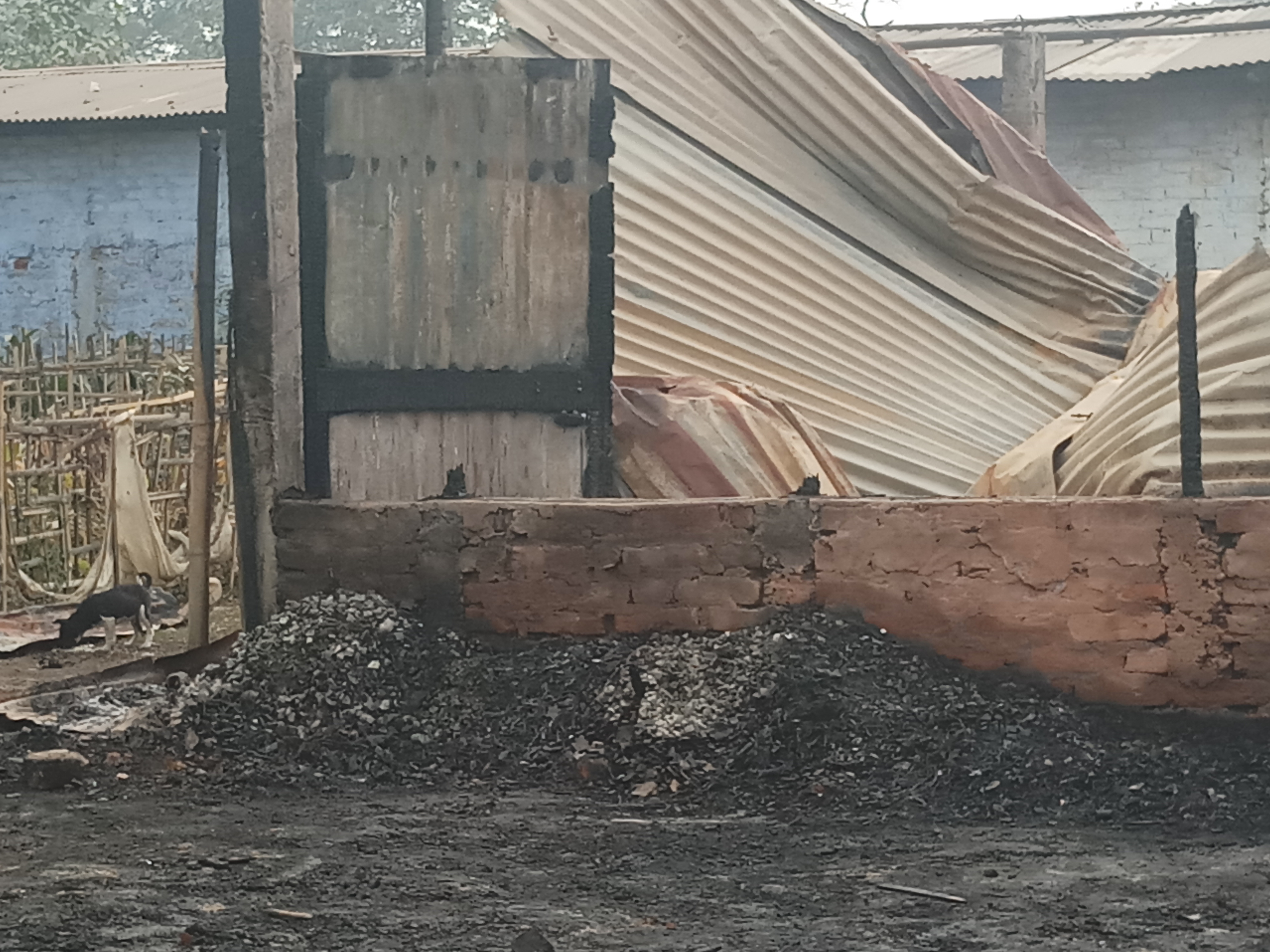 Devastating fire in Namrup
