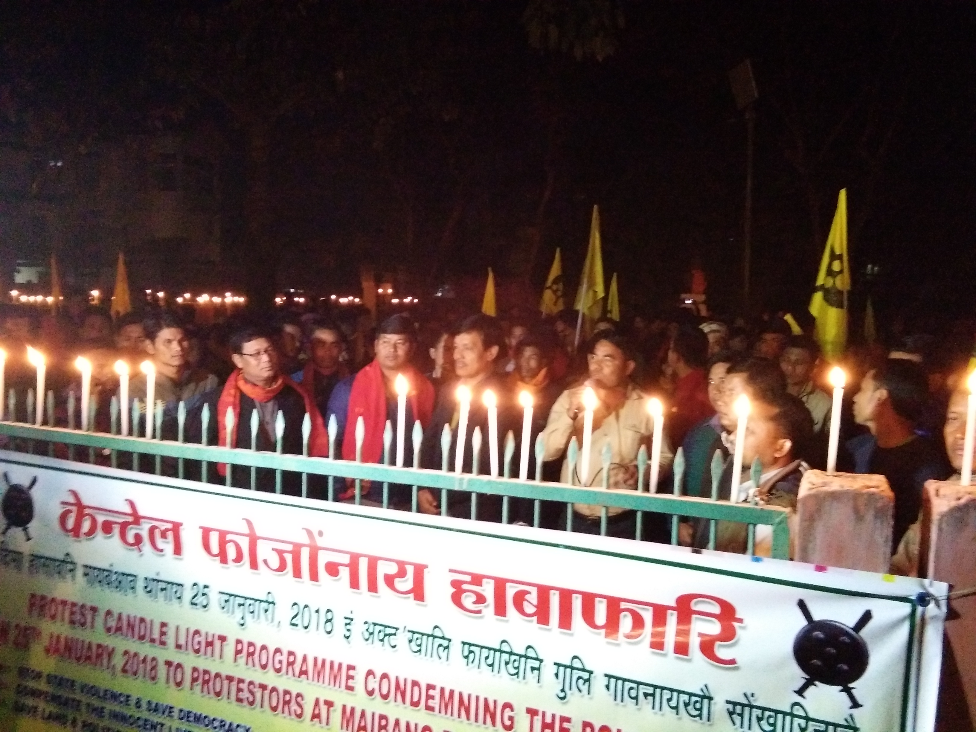 ABSU stages protest against Maibong incident