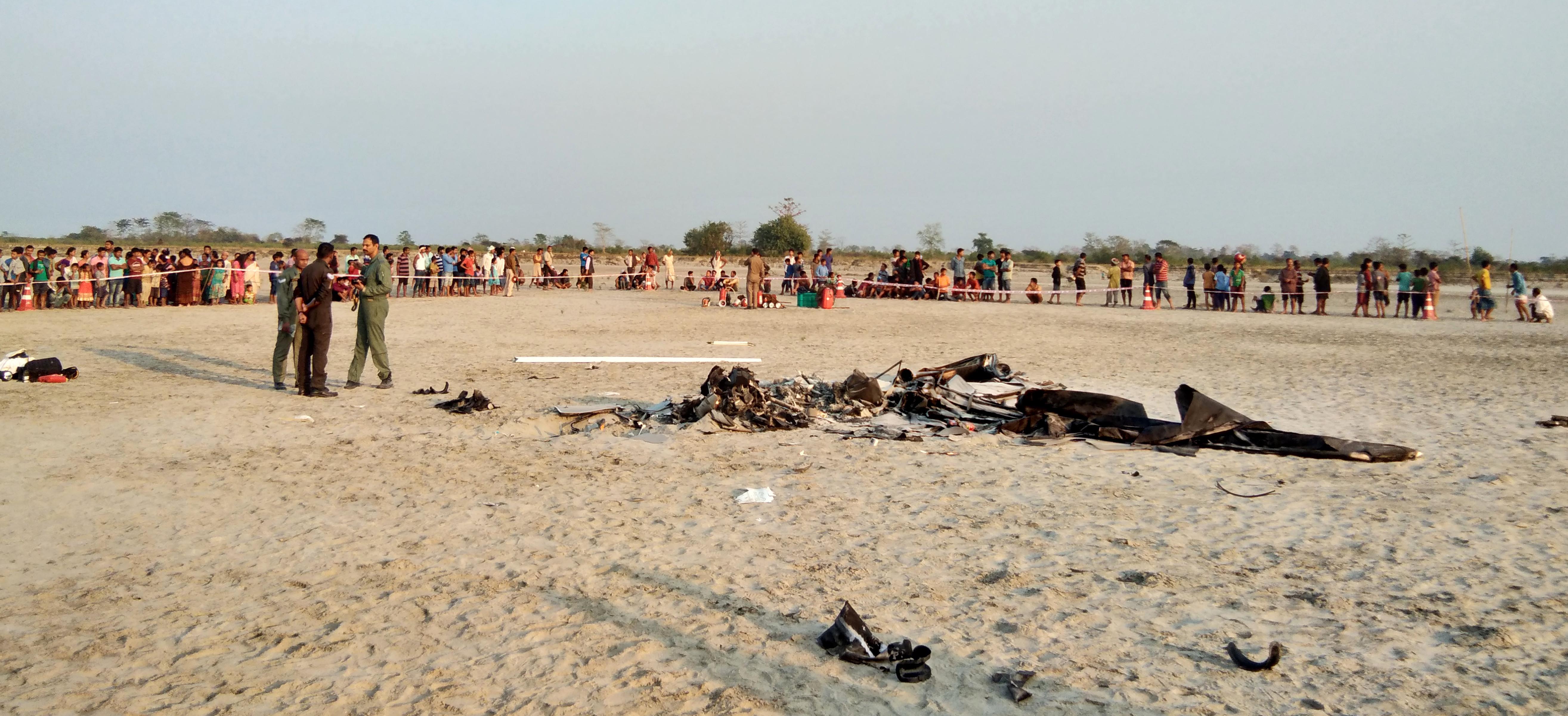 Chopper crashes in Majuli: pilots dead