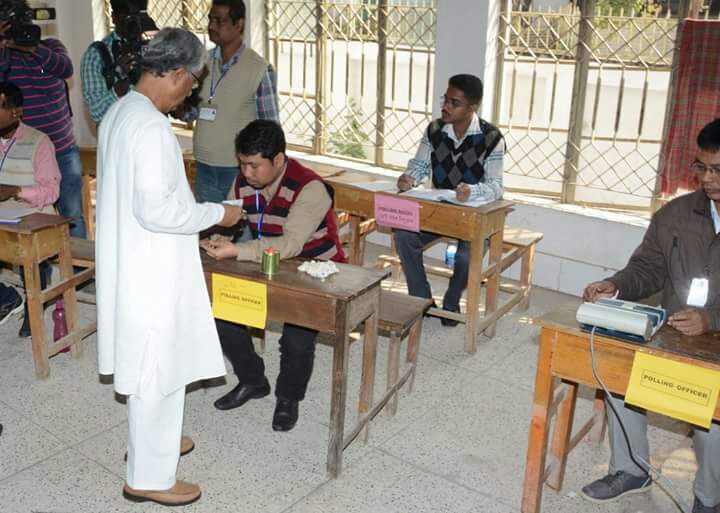 Tripura polling over; eyes fixed on Mar 3 