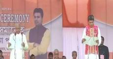 Biplab, colleagues sworn in