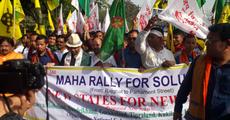 Bodos hit the streets in Delhi