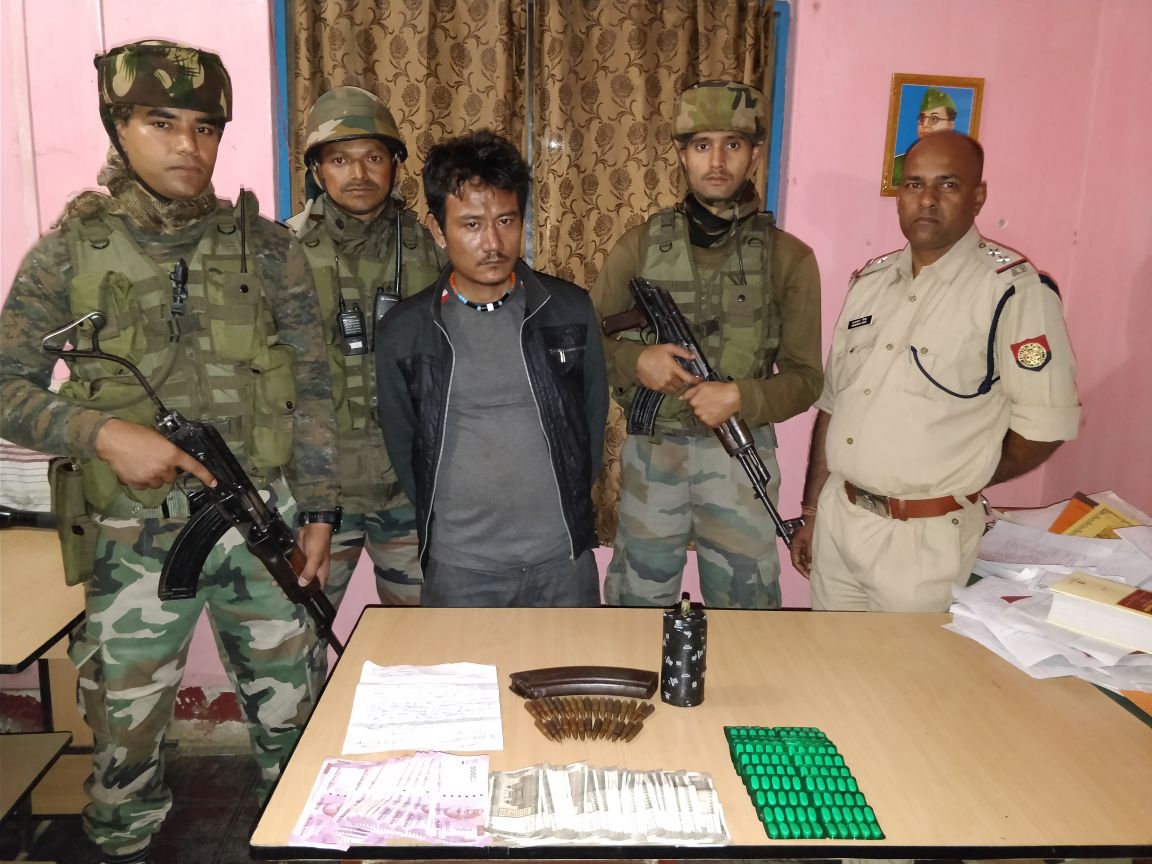 Rebel linkman held in Sonari