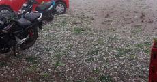 Hailstorm turns Hojai into Kashmir
