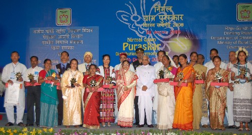 Nirmal Gram Puraskar presented