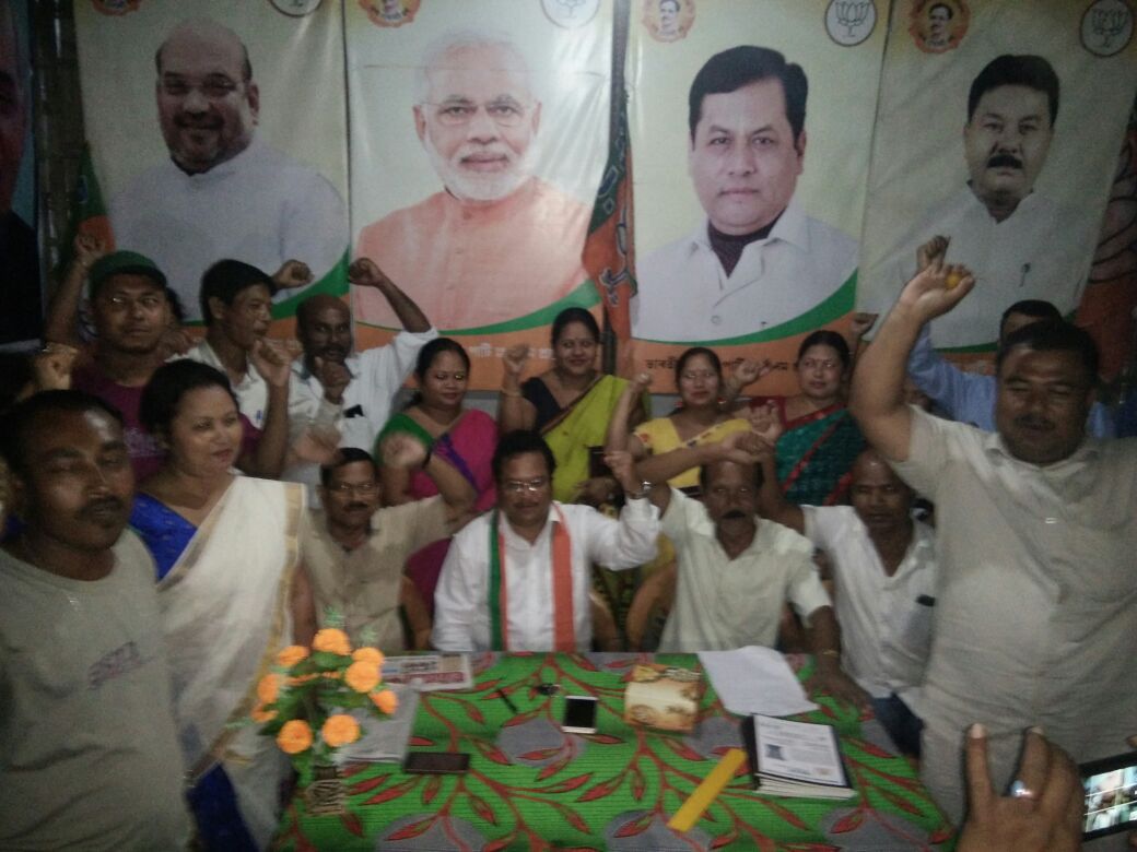 Namrup BJP celebrates Karna victory