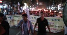 Escalating protest in Jorhat