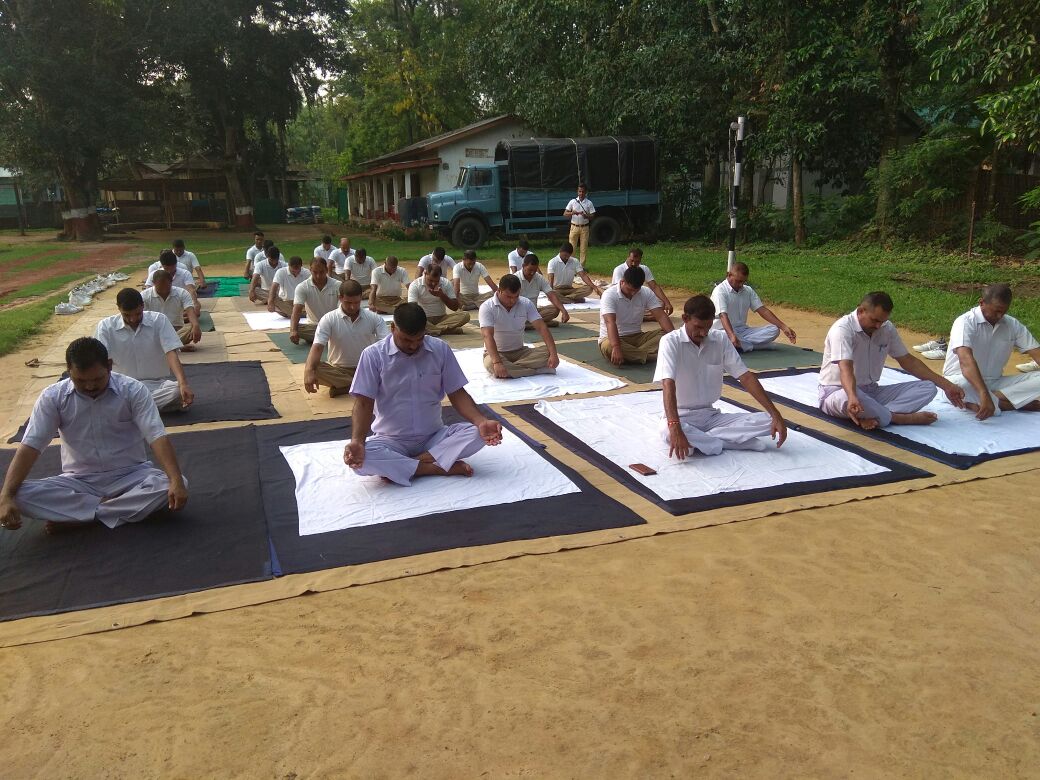 4th International Yoga Day Celebrated in Hojai.