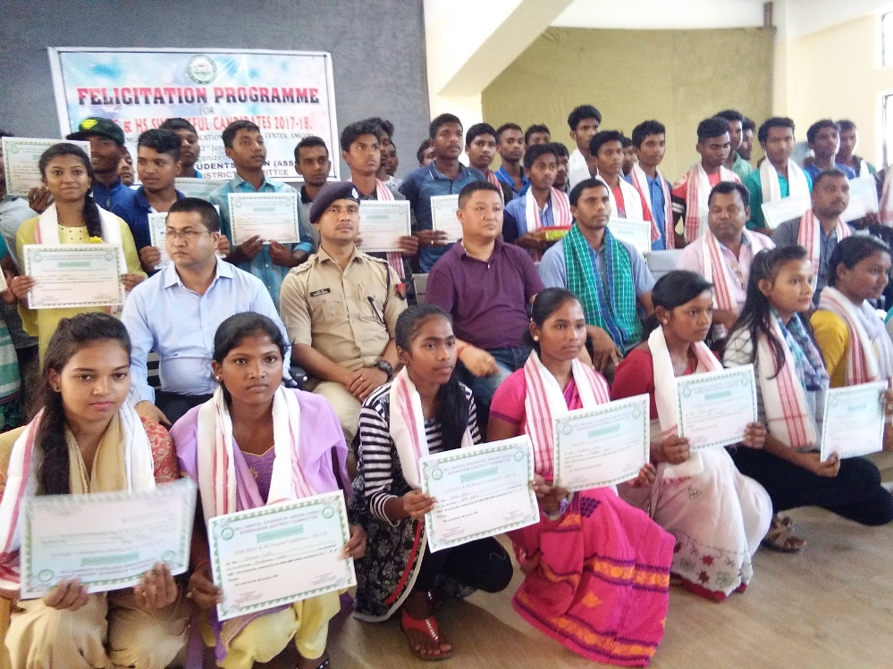Santhali students feted at Kokrajhar