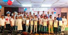 Meritorious students feted by  Tai Ahom Yuba Parishad