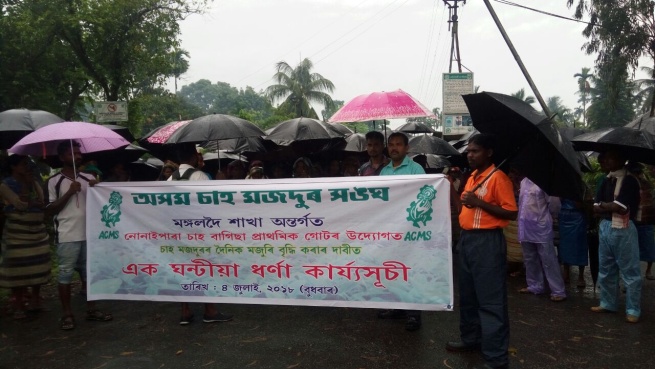 Tea workers demand wage hike