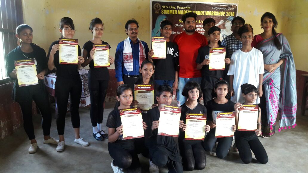 Summer Modern Dance Workshop Conclude's in Hojai.