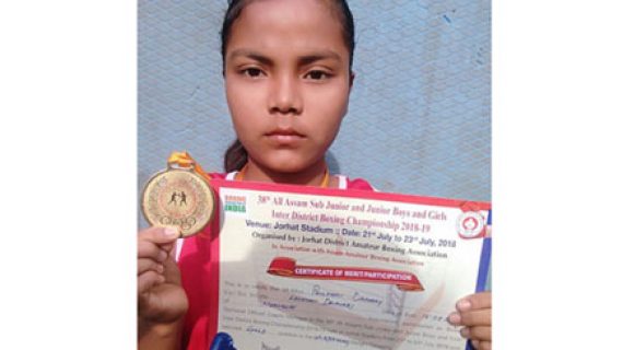 Udalguri girl to play in sub-jr Assam boxing team