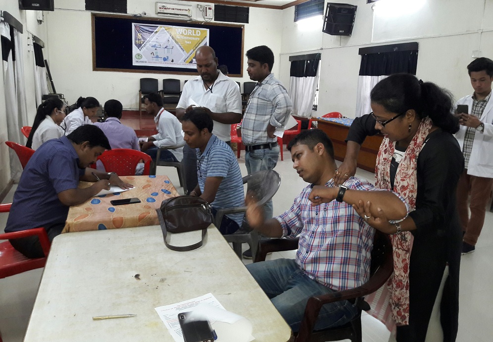 Physiotherapy camp concludes at Guwahati Press Club