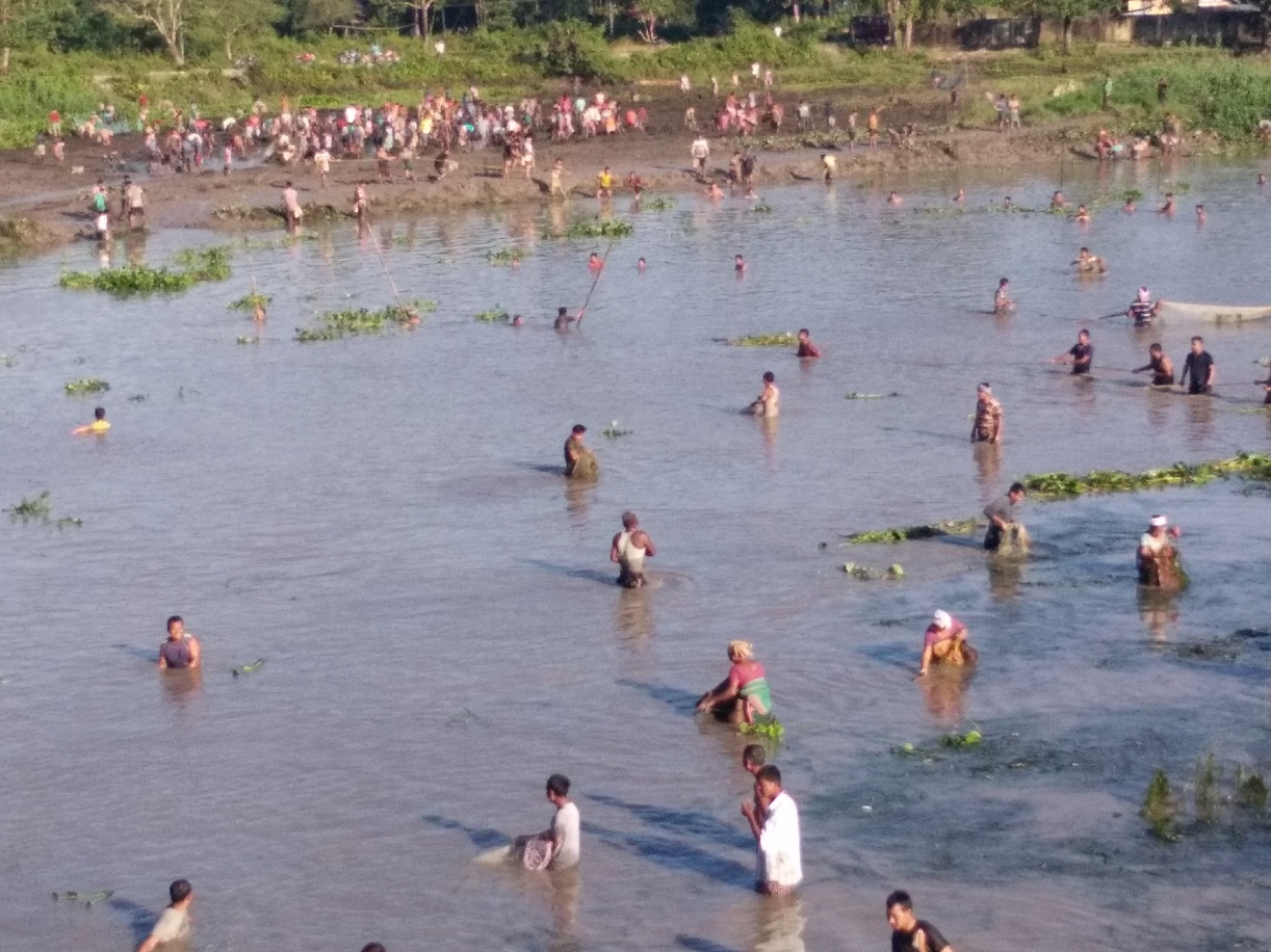 Community fishing creates in Kokrajhar