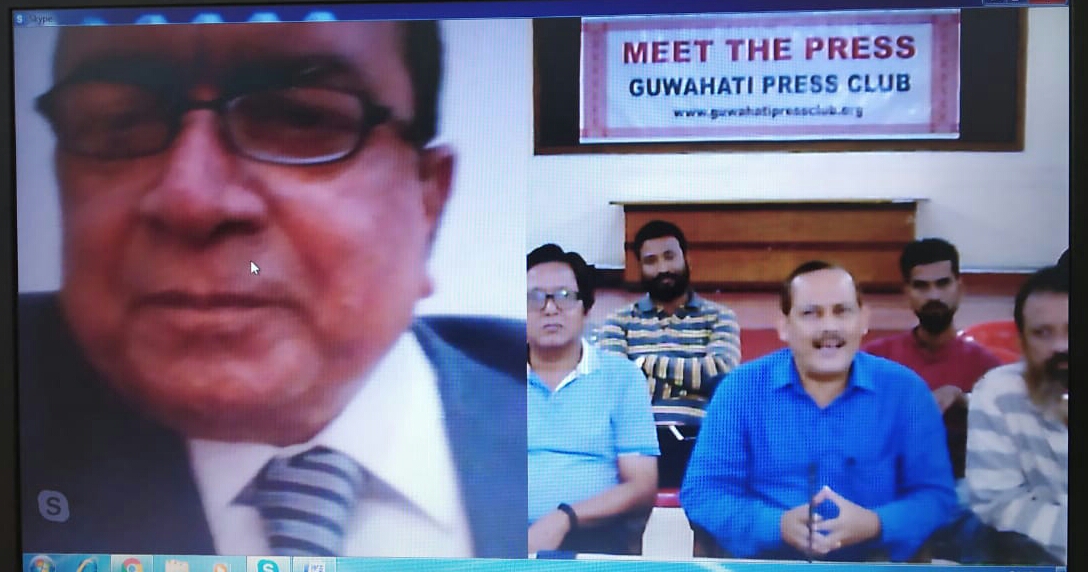 Interacting with Indian media