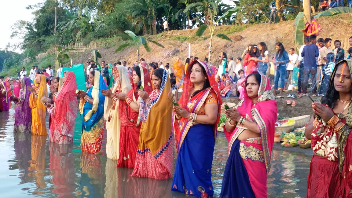 Chhat Puja celebrated in Namrup