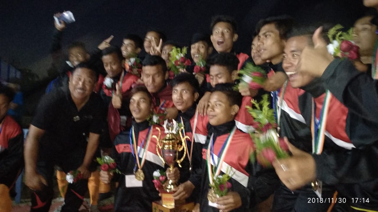 Manipur won National Football School Games   