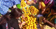 Bhutanese Orange flood in Bazars